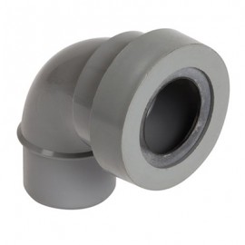 Raccord évacuation - Coude - A joint - Mâle/femelle - 87° - ø40mm