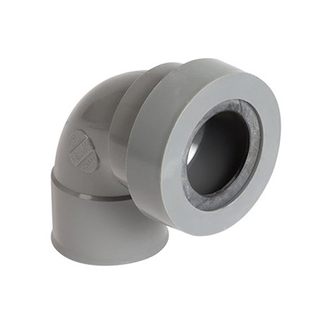 Raccord évacuation - Coude - A joint - Femelle/femelle - 87° - ø32mm