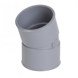 Raccord évacuation - Coude - Femelle/femelle - 20° - ø40mm