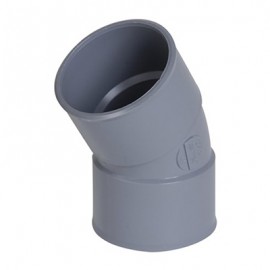 Raccord évacuation - Coude - Femelle/femelle - 30° - ø100mm