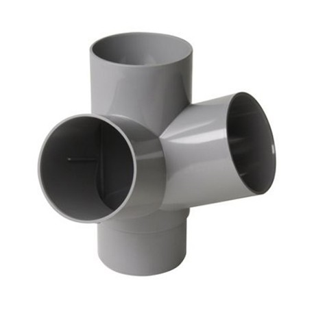 Raccord évacuation - Culotte - Mâle/femelle - 67°30 - ø100mm