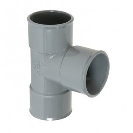 Raccord évacuation - Embranchement simple - Femelle/femelle - 87°30 - ø32mm
