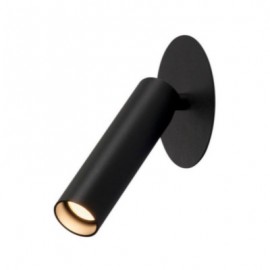 Spot KARPO 30 sur patère - 7,5W - 3000°K - 450lm - Avec ampoule - Noir