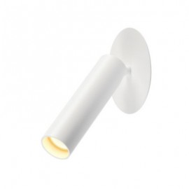 Spot KARPO 30 sur patère - 7,5W - 3000°K - 450lm - Avec ampoule - Blanc