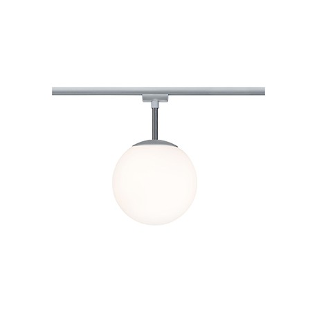 Plafonnier globe URail - E14 - 10W - Chrome mat - Sans ampoule
