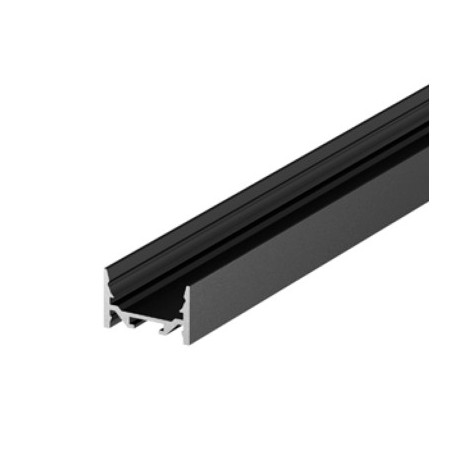 Profilé plat GRAZIA 20 - 3m - Noir
