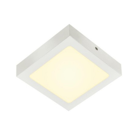Plafonnier LED SENSER 18 - Blanc - Carré - 12W - 3000K