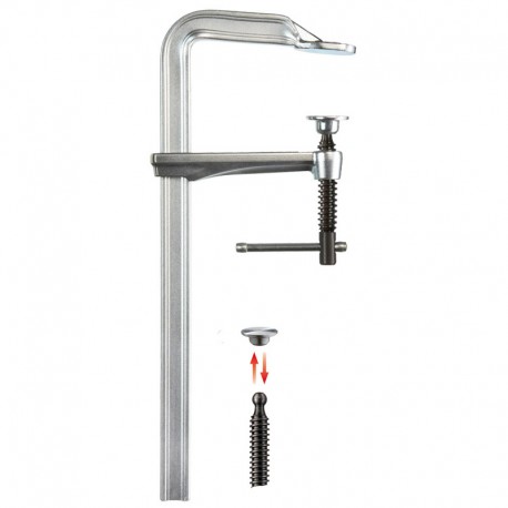 Presse à vis pour soudure - serrage 160mm - saillie 80 mm - à garrot - tout acier
