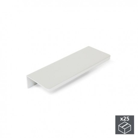 Lot de 25 poignées pour meuble Setubal - Entraxe 128mm - Aluminium - Anodisé mat