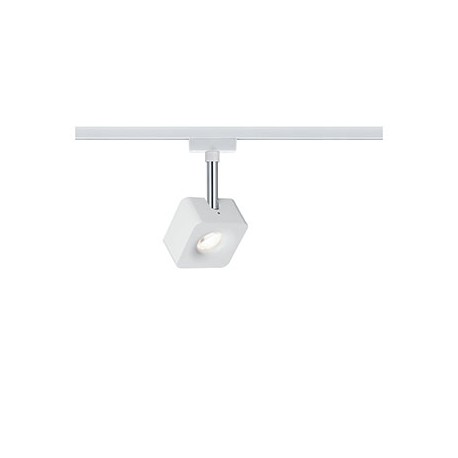 Plafonnier Cube URail - 8W - Blanc - Dimmable - Avec ampoule