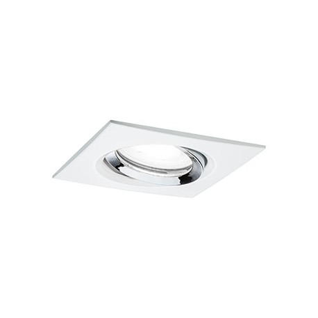 Spots encastrés LED Nova Plus - GU10 - Chrome - 6W - 4000K - IP65 - Avec ampoule