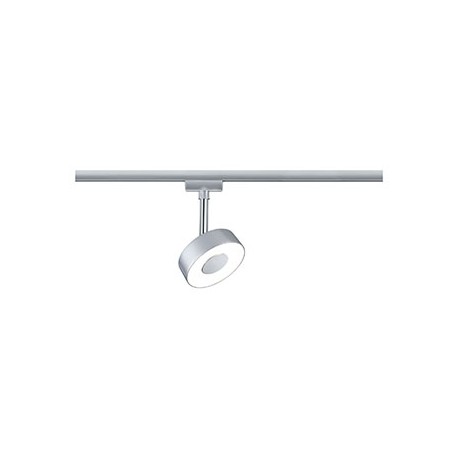 Spot LED sur rail Circle URail Paulmann - 5W - 2700K - Non dimmable - Chromé mat