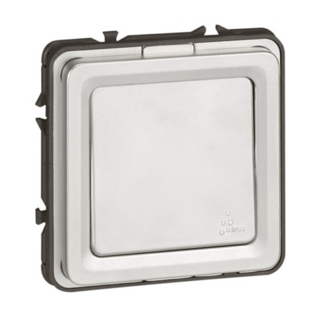 Interrupteur bipolaire Soliroc - 16 AX - 250 V - Chrome