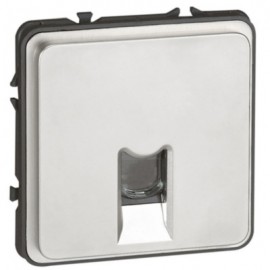 Prise RJ45 Soliroc - Cat.6 FTP - Blanc