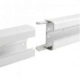 Eclisse de jonction - Pour goulotte 50x 105 à clippage direct Programme Mosaic - Blanc