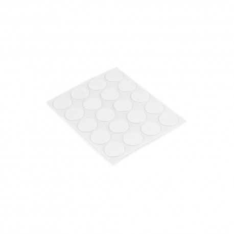 Lot de 200 pastilles cache-vis - Adhésif - ø13mm - Blanc