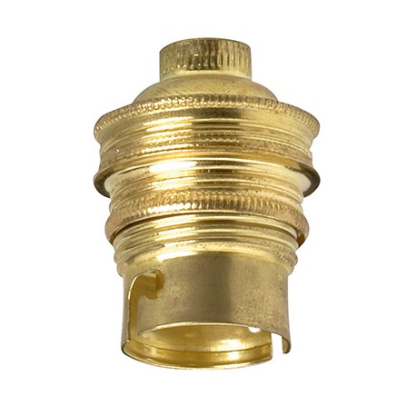 Douille bout de câble - B22 - Raccord fileté - Double bague métallique - 4A - 150W