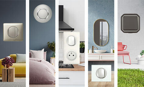 Mosaic, Dooxie, Céliane, quel appareillage Legrand choisir?