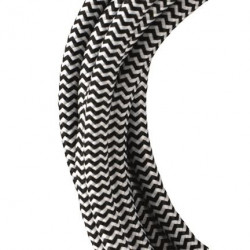 Cordon textile bicolore