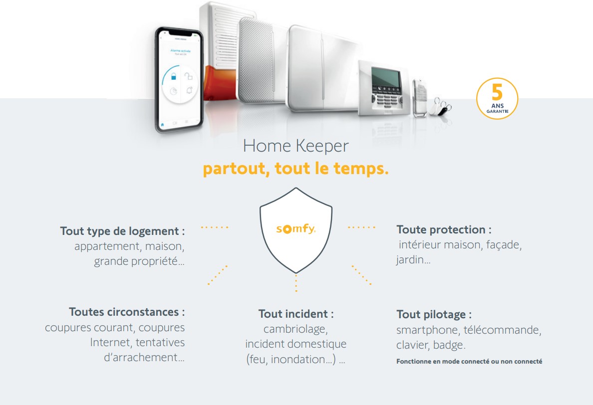 Alarme SOMFY Protexial IO pack appartement