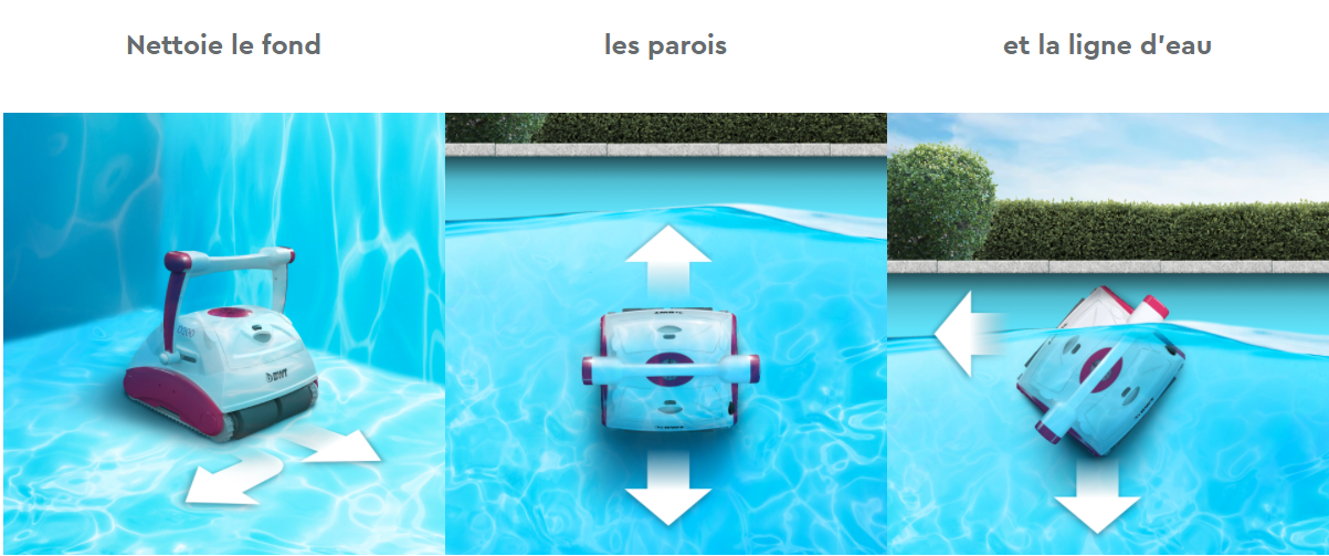 Nettoyage robot piscine Mypool BWT D200