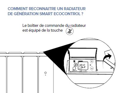 Comment reconnaître un radiateur génération smart ECOcontrol
