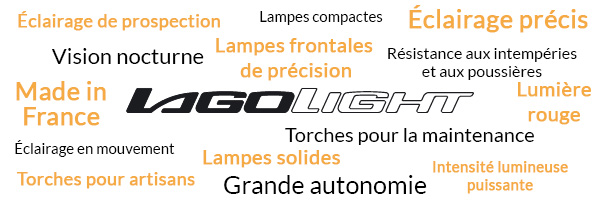 Lampe frontale LAGO Boxer 450 - Lagolight