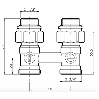 dimensions du répartiteur